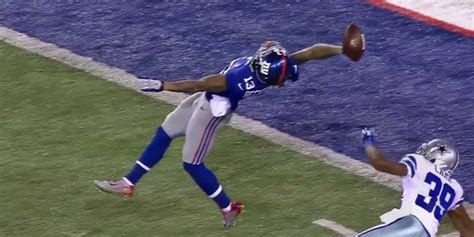 Odell Beckham Catch Made Possible by Hand Size .